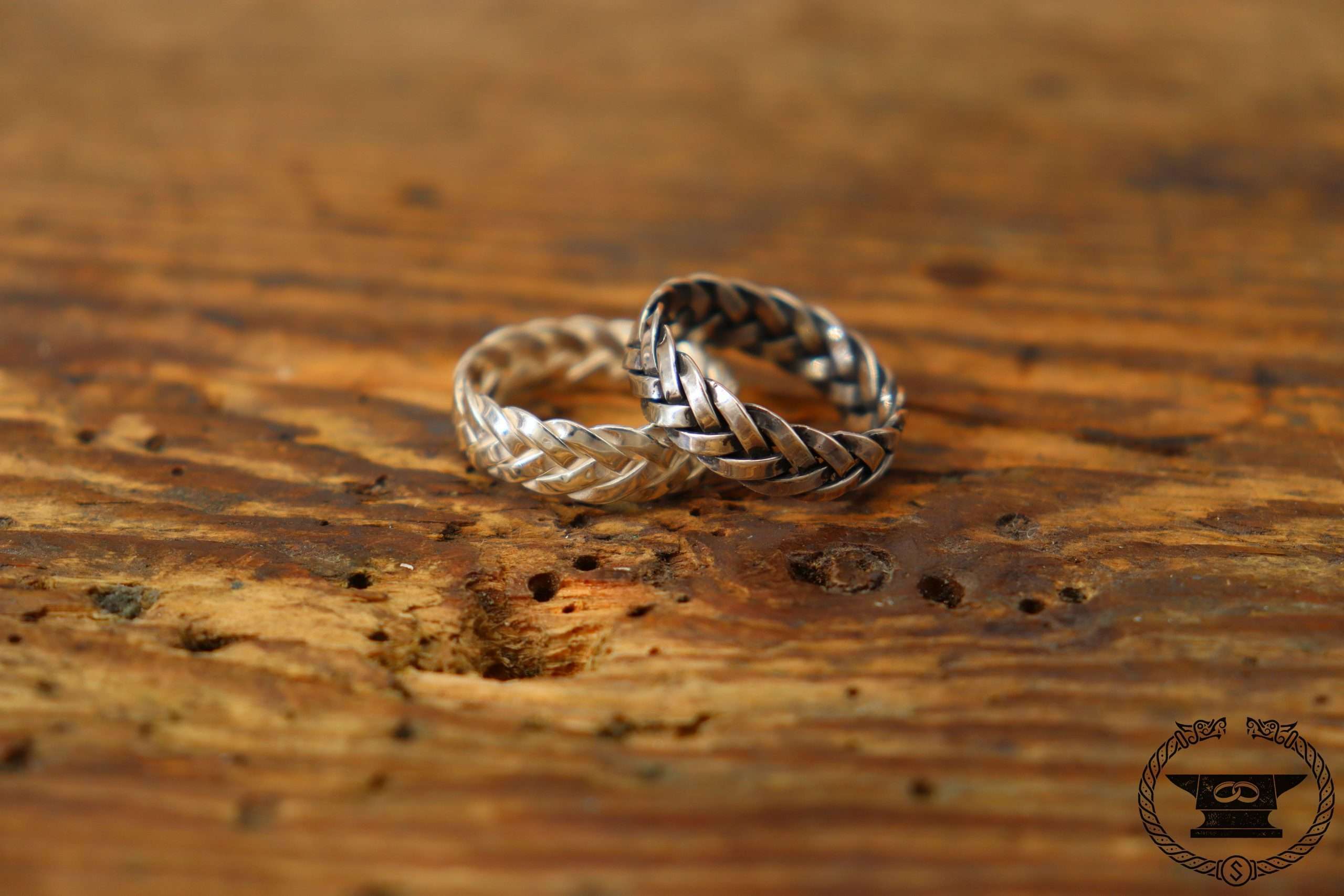Flat Braided Ring in Sterling Silver II