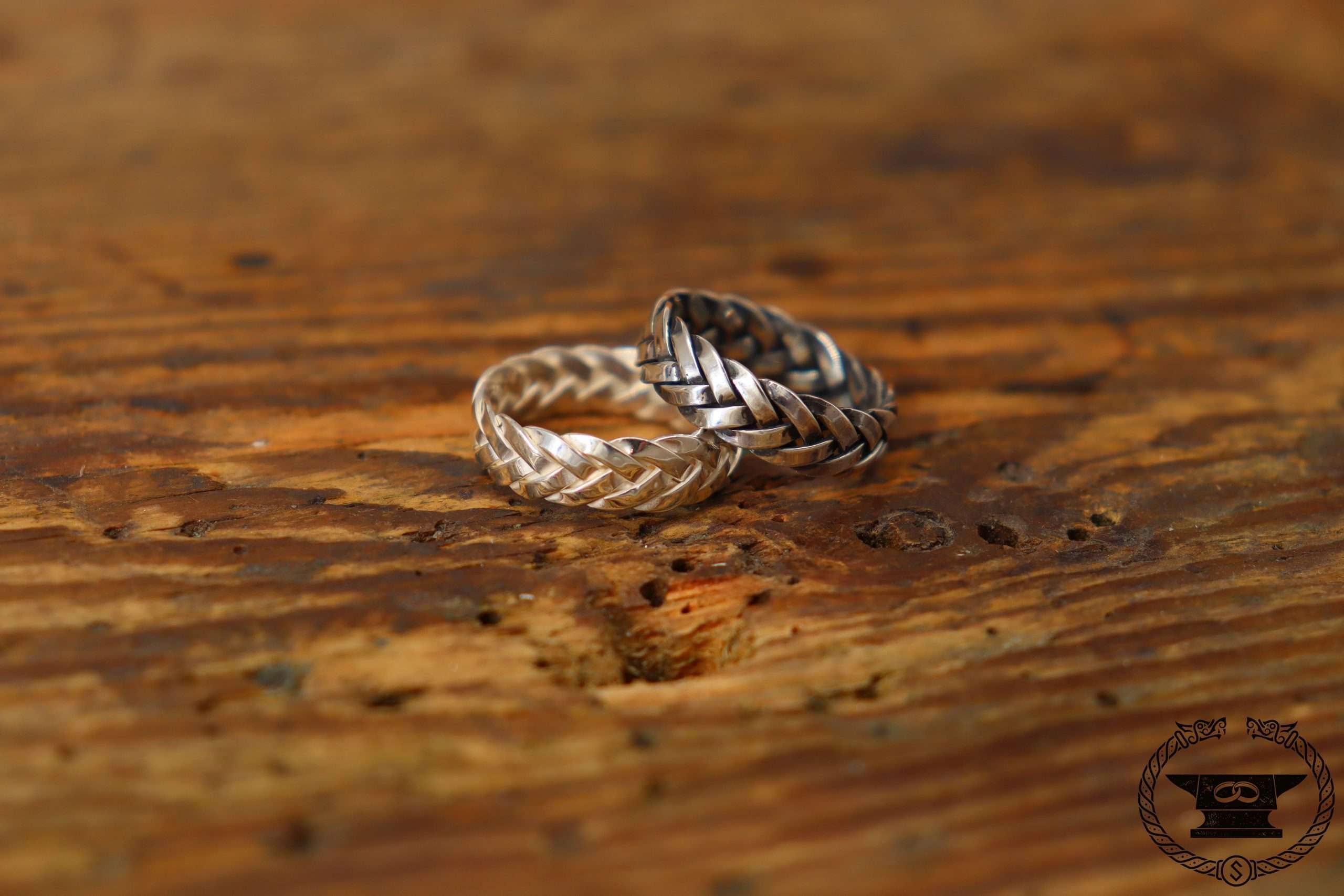 Flat Braided Ring in Sterling Silver II