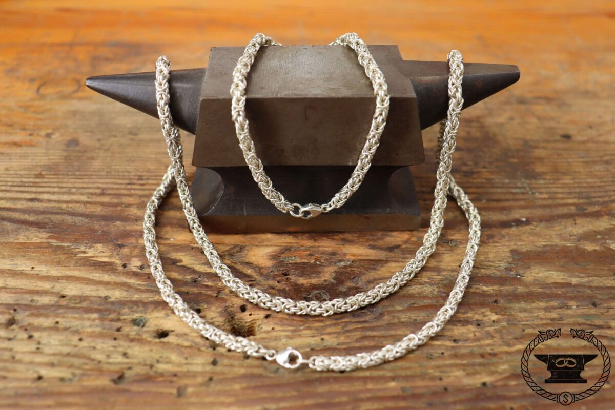 Halskette Sterlingsilber Königskette 3,2mm