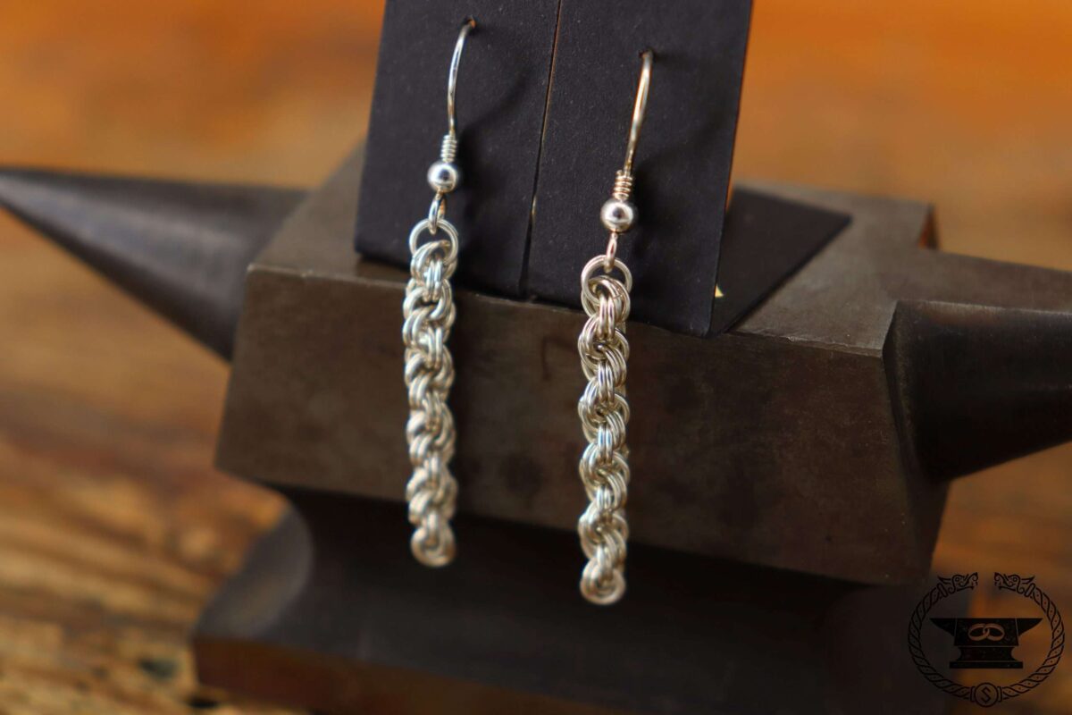 Ohrhänger Sterlingsilber Kordel