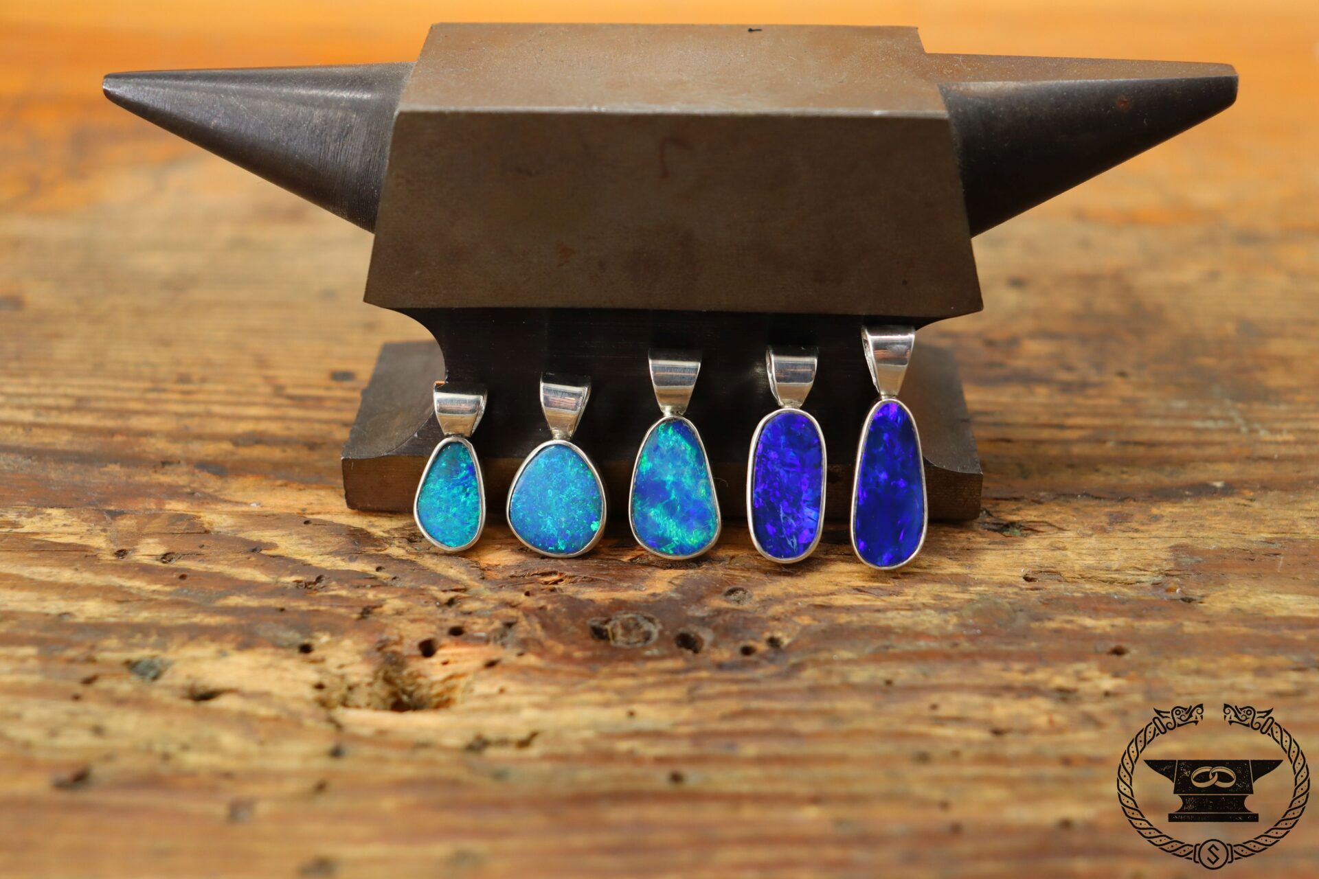 Opal Anhänger Sterlingsilber