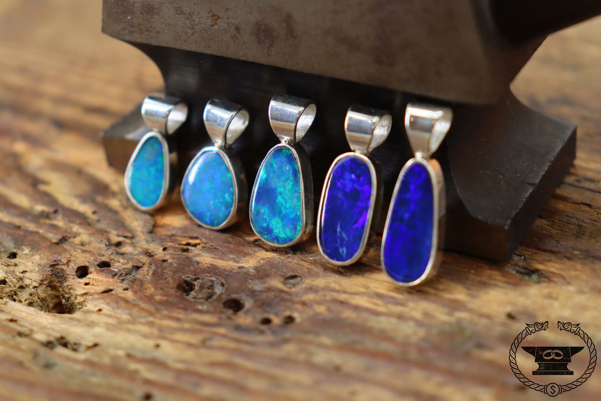 Opal Anhänger Sterlingsilber