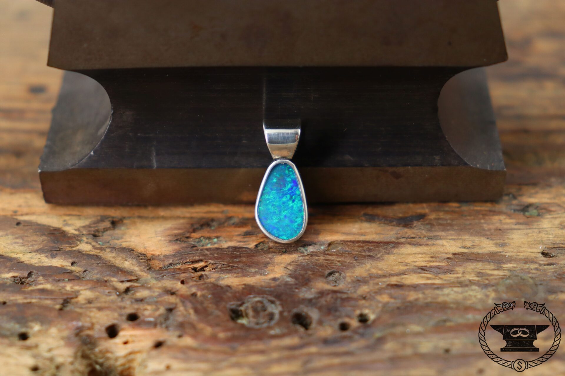 Opal Anhänger Sterlingsilber