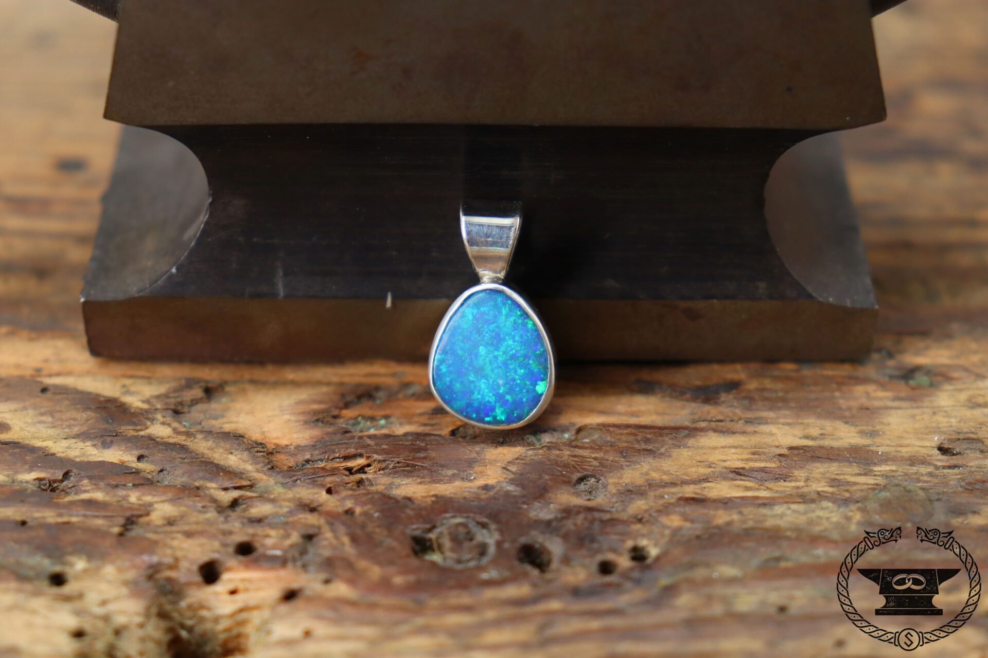 Opal Anhänger Sterlingsilber