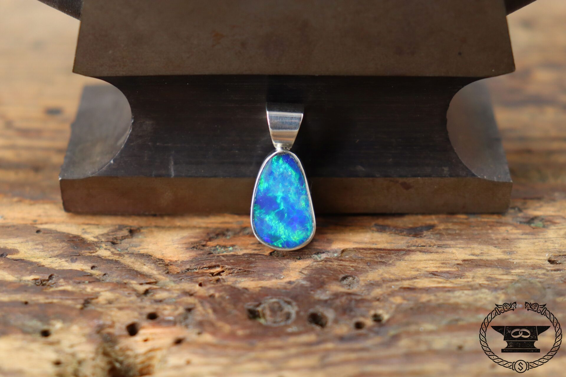 Opal Anhänger Sterlingsilber