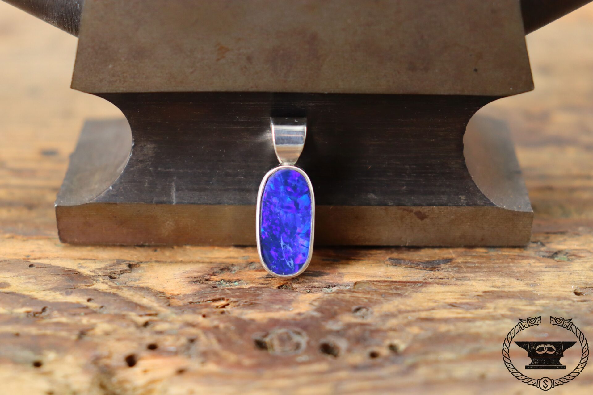 Opal Anhänger Sterlingsilber