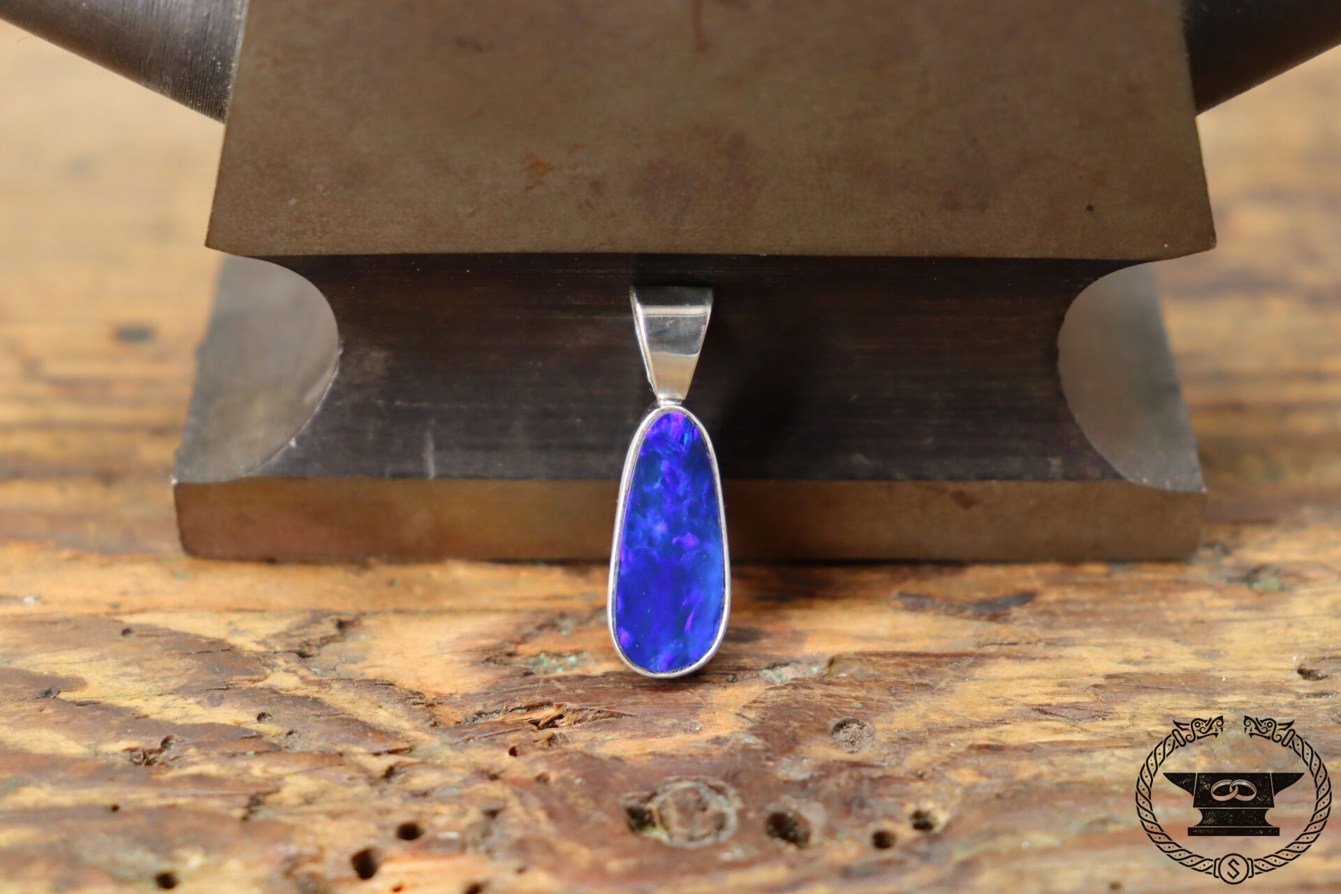 Opal Anhänger Sterlingsilber