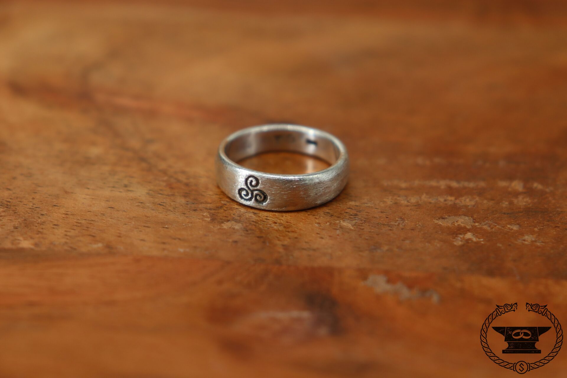 Triskele Ring Sterlingsilber