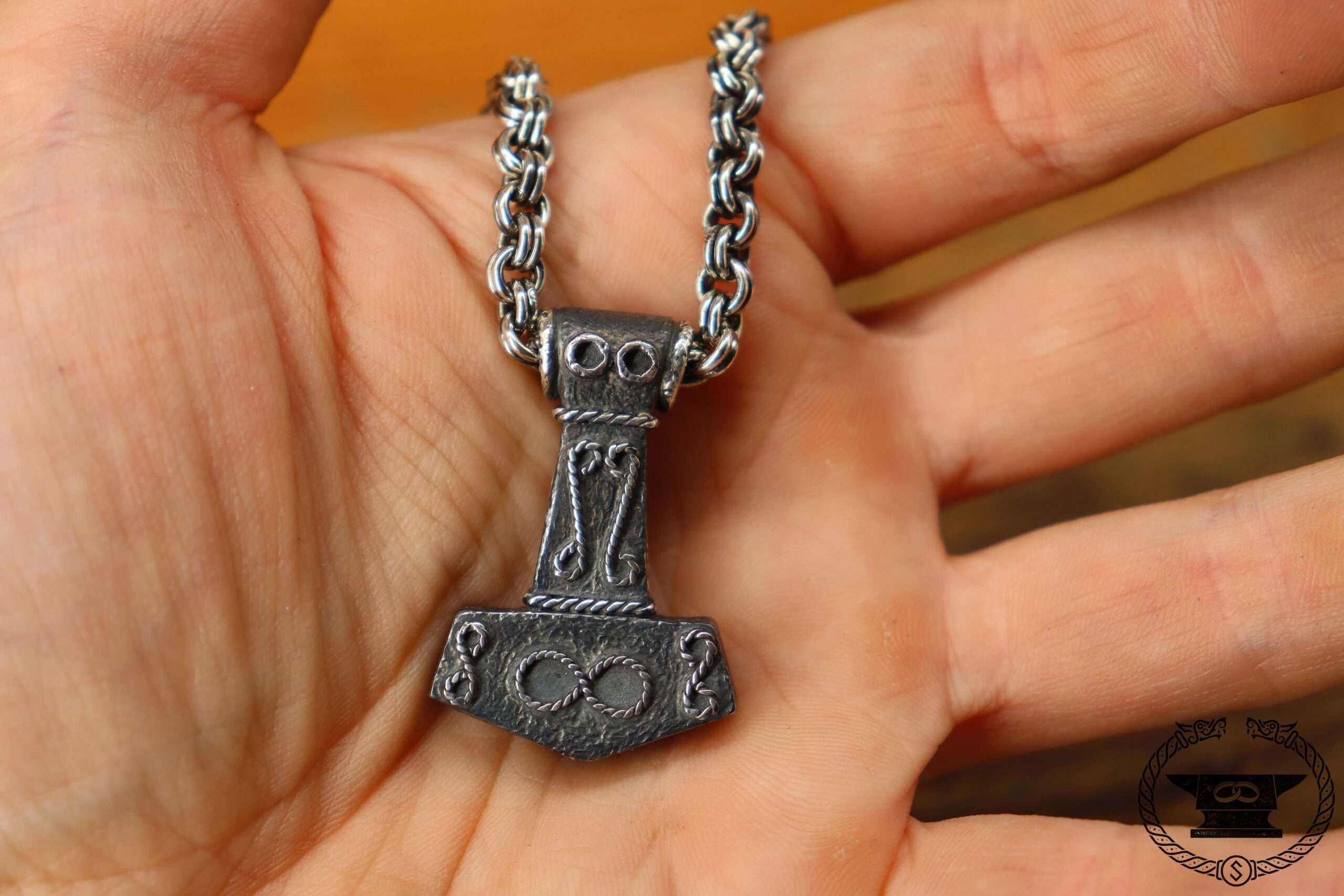 Thorshammer Anhänger Sterlingsilber Östergötland Sonderedition